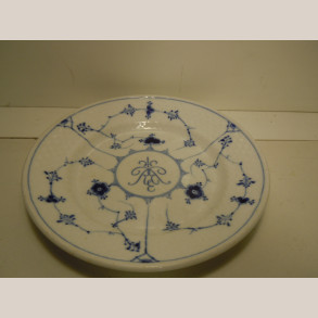 1007/712 B&G frokosttallerken 21,5 cm 1/2.sort. m.logo 