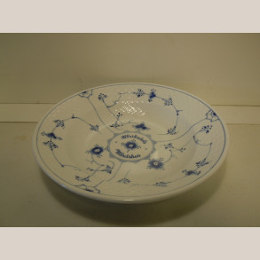 1008/--- B&G Dyb tallerken 24,5 cm m.logo 