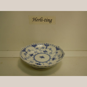 1023 lav opsats  17,5 cm H 5,5 cm 1.sort.