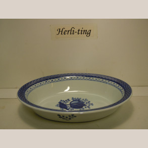 1410 oval skl 24x18,5 cm 1.sort.