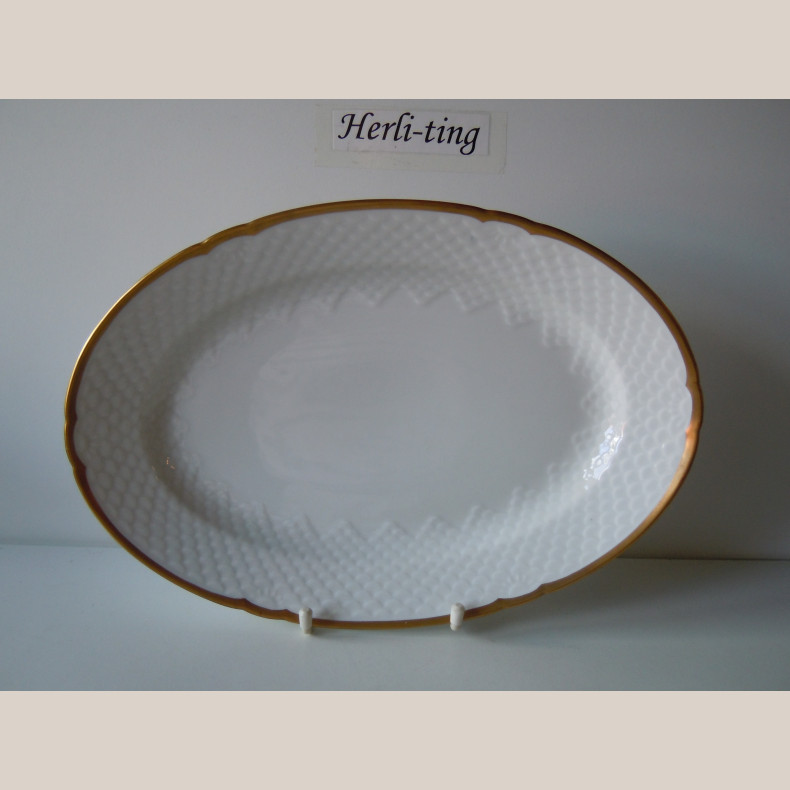 316/16 Oval Fad 35x23 cm 1.sort.