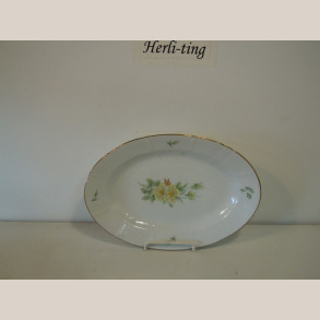 318/18 Oval fad 25x17 cm 