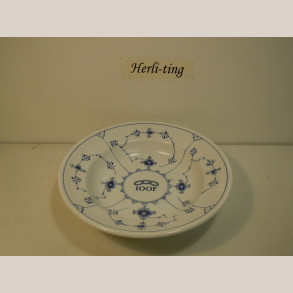 2008/--- B&G Riflet Dyb tallerken m.logo 24,5 cm 1.sort.