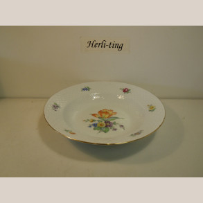 323/23 Dyb tallerken �21 cm 1.sort.