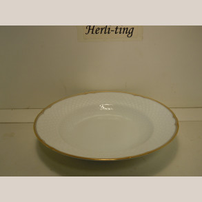 323/23 Dyb tallerken �21 cm 1.sort.