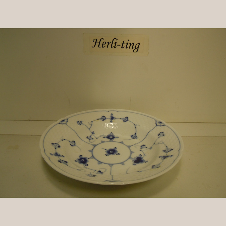 323/23 dyb tallerken 21 cm 2.sort.