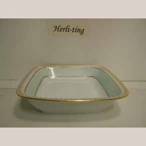 576/230 Firkantet sk�l 22x22 cm 1.sort.