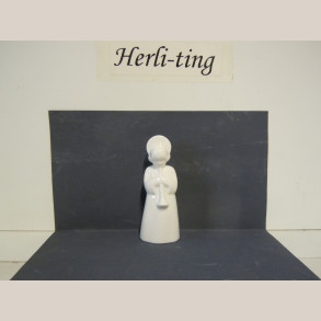 2522 Aluminia Musikalsk engel m.Trompet