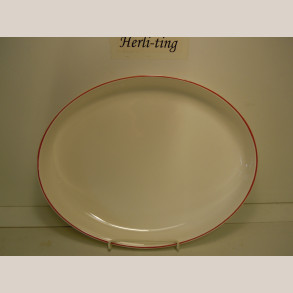 3079 Oval fad 34,5x27,5 cm 