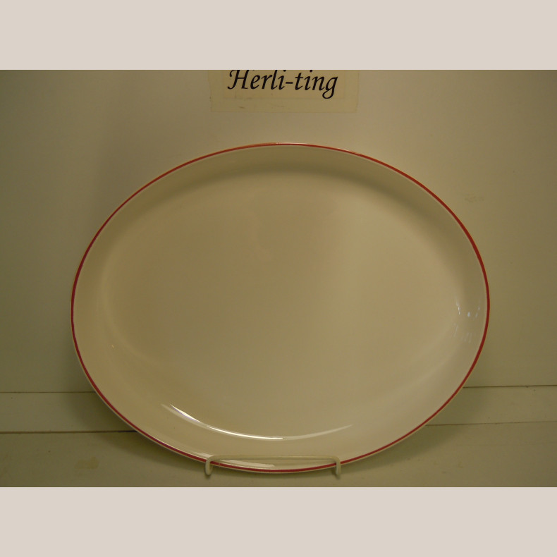 3079 Oval fad 34,5x27,5 cm 