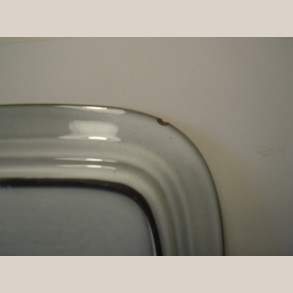 316/16 Oval Fad 30x25 cm m.afslag under bund