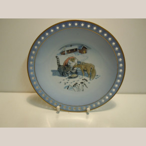 326-621 Frokosttallerken 20 cm dek.3509 1.sort.