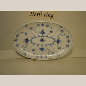 356 oval fad 23,5x15 cm 1.sort.