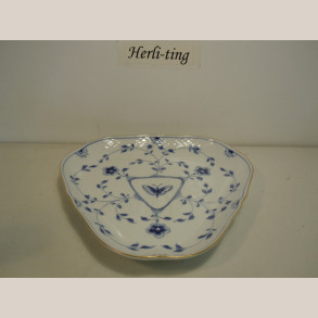 354/40 Trekantet fad 24x24x24 cm 1.sort.