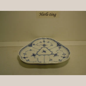 515 trekantet fad 21,5x21,5x21,5 cm. 2.sort.