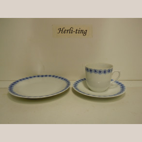 305/102 Kaffekop m.underkop + kagetallerken 306 �15,5cm