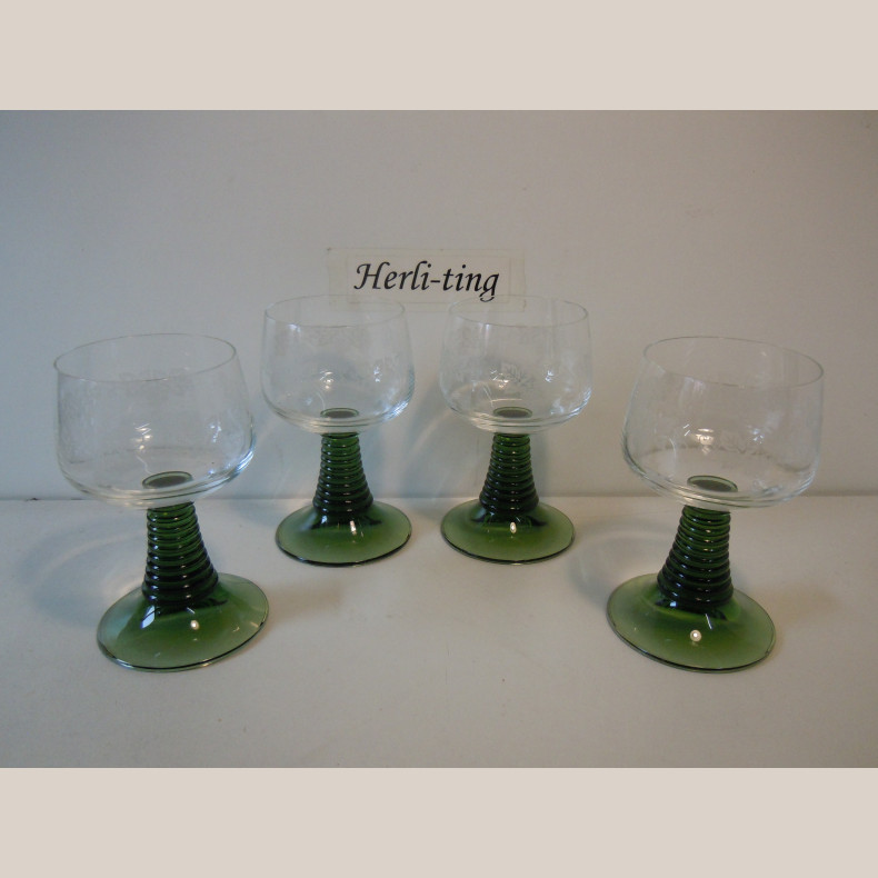 R�merglas m. vinranker s�t a 4 stk