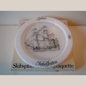 341-44-90 Skibsplatte 1986 �19,5 cm Per Lytken